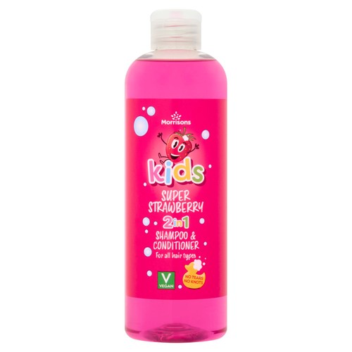 Morrisons Kids 2 In 1 Strawberry Shampoo 500ml