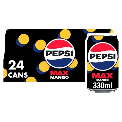 Pepsi Max Mango No Sugar Cola Cans