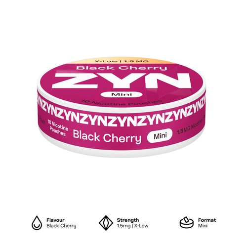 	 ZYN Black Cherry 1.5mg Nicotine Pouches
