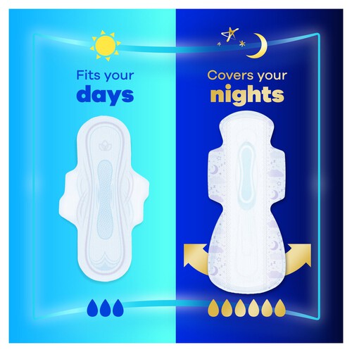 Always Ultra Sanitary Towels Day & Night With Wings (Size 3)