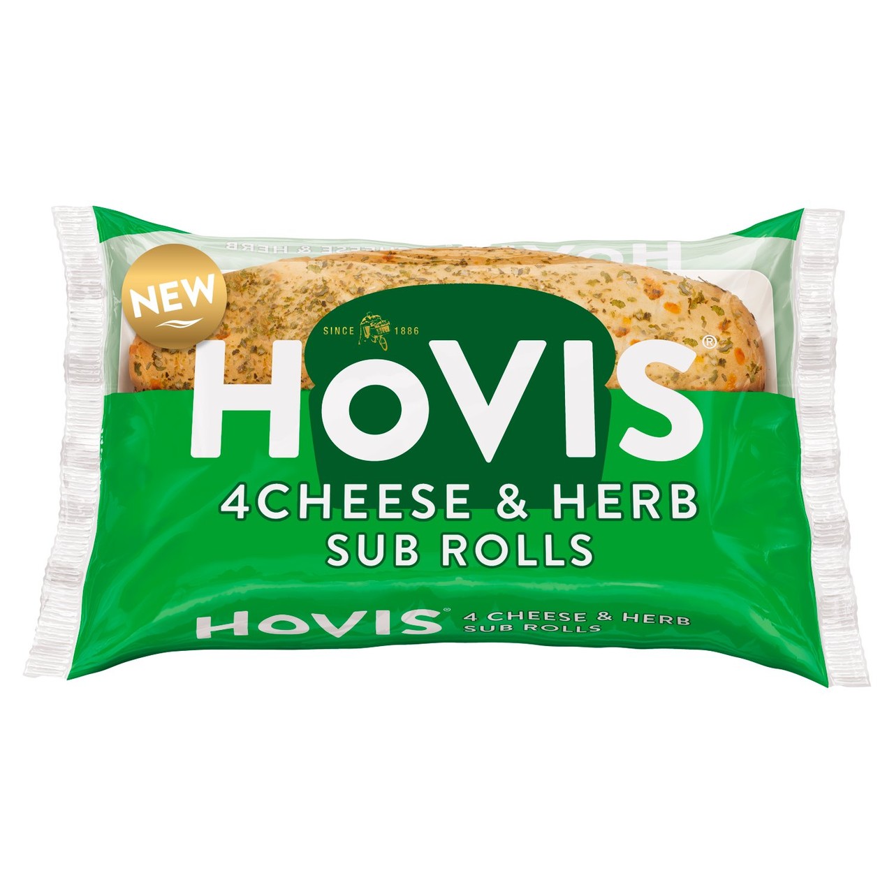 Hovis Sub Rolls Cheese & Herbs 4 Pack