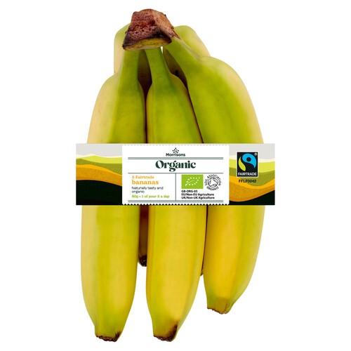 Morrisons Organic Fairtrade Bananas 