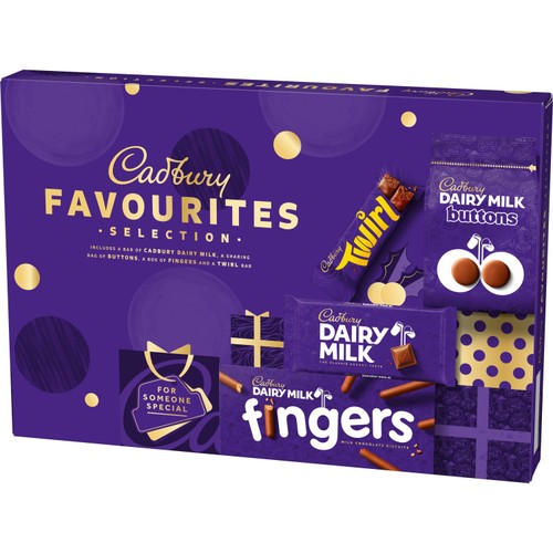 Cadbury Chocolate Favourites Christmas Selection Box 351g