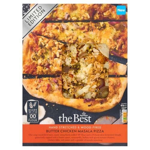 Morrisons The Best Butter Chicken Masala Limited Edition Pizza 463g