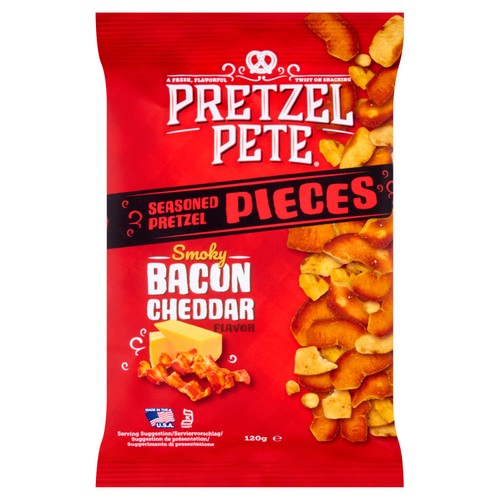 Pretzel Pete Smoky Bacon Broken Pieces 120G