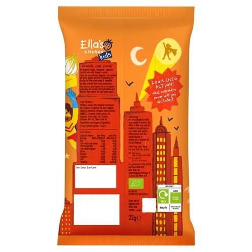 Ella's Kitchen Organic Chickpea Cheese Onion Stix
