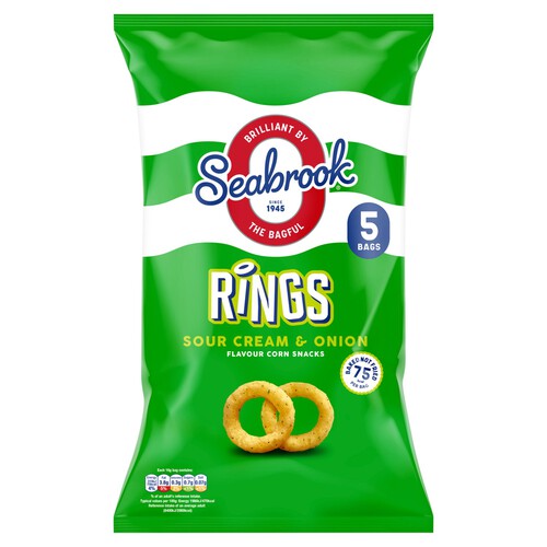 Seabrook Loaded Rings Sour Cream & Onion 