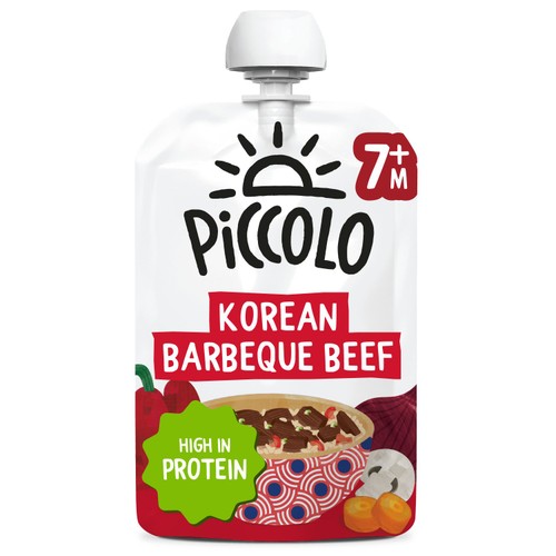 Piccolo Baby Organic Korean Barbeque Beef Textured 7M+ 130g