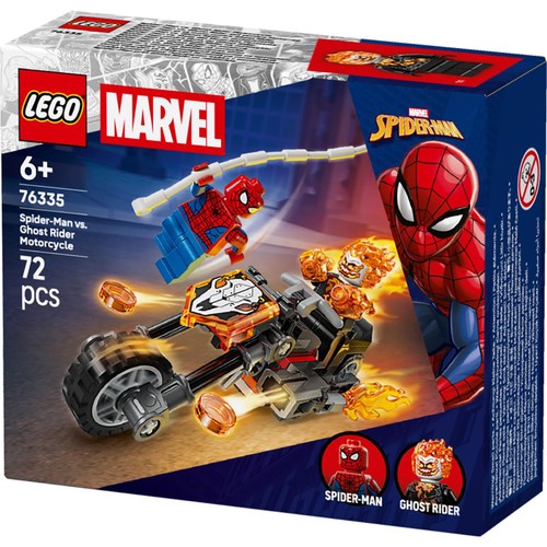 Lego Super Heroes Marvel Spider-Man Vs. Ghost Rider Motorcycle 76335
