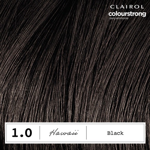 Clairol Colour Strong Permanent Hair Dye 1.0 Black