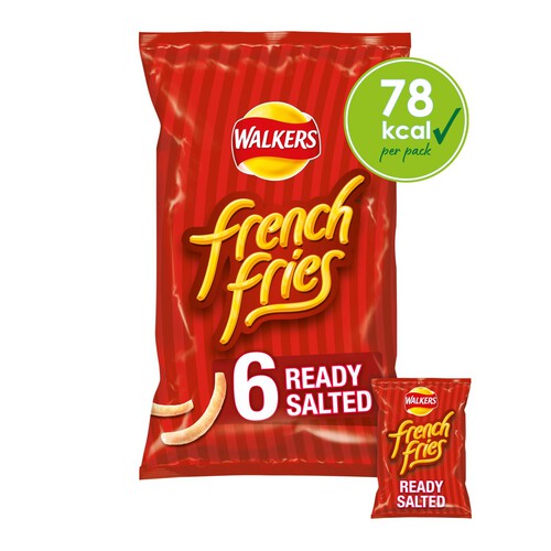 Walkers French Fries Ready Salted Multipack Snacks Crisps