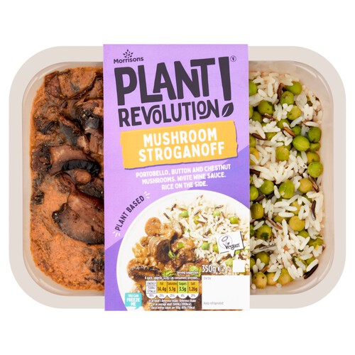 Morrisons Plant Revolution Mushroom Stroganoff & Black Rice