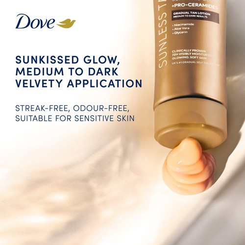Dove Summer Revive Sunless Tan Medium To Dark 200Ml
