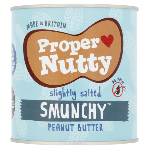 Proper Nutty Slightly Salted Smunchy Peanut Butter