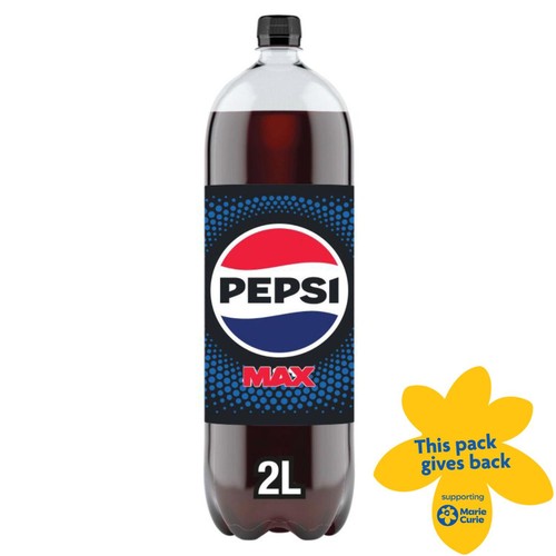 Pepsi Max No Sugar Cola Bottle  2L