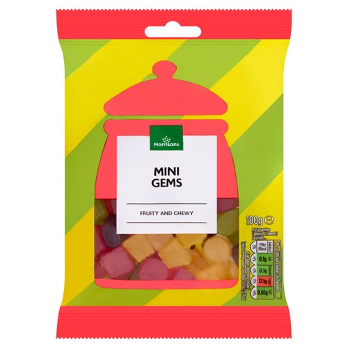 Morrisons Mini Gems 190g