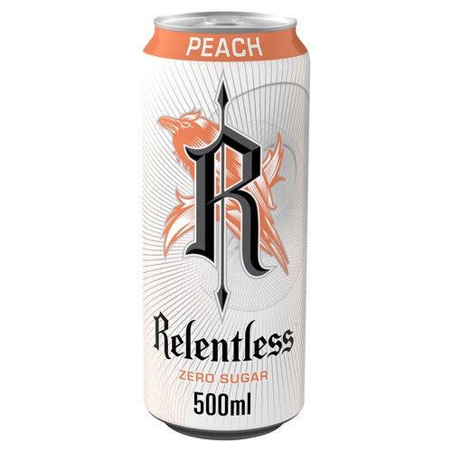 Relentless Peach Zero Energy Drink