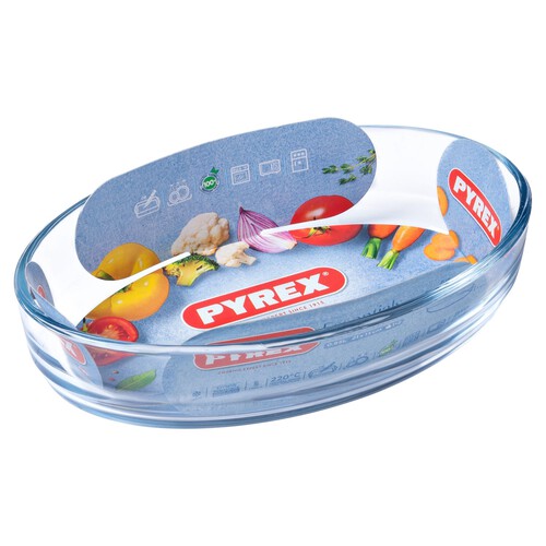 Pyrex Clear Oval 21cm Roaster 