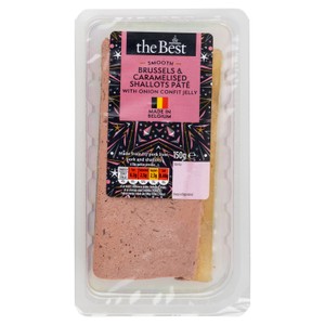 Morrisons The Best Smooth Brussels Pate With Onion Jelly Topping 150g