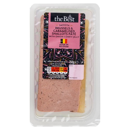 Morrisons The Best Smooth Brussels Pate With Onion Jelly Topping 150g