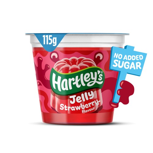 Hartley's No Added Sugar Strawberry Jelly 115g