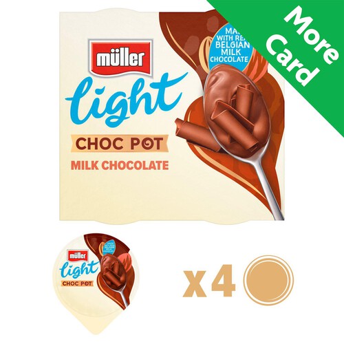 Muller Light Choc Pot Milk Chocolate Dessert