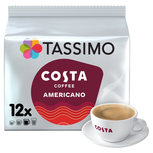 Tassimo Costa Americano Coffee Pods x12