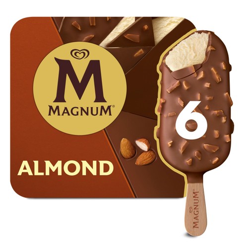 Magnum Almond Ice Cream Sticks 6 x 100ml