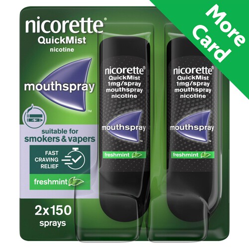 Nicorette QuickMist Mouthspray Freshmint (Stop Smoking Aid)