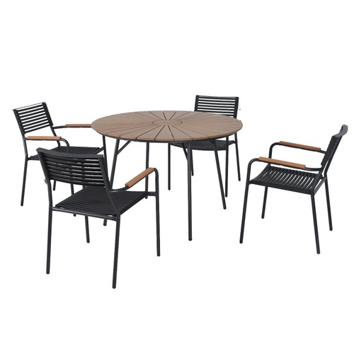 Nutmeg Home Starburst Dining Set 5 Piece