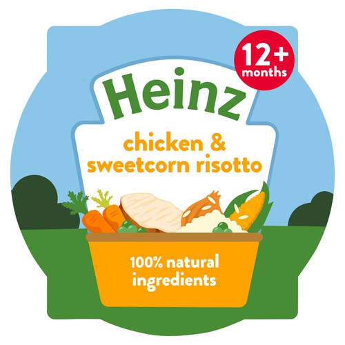 Heinz Chicken & Sweetcorn Risotto Baby Food Tray 1+ Year