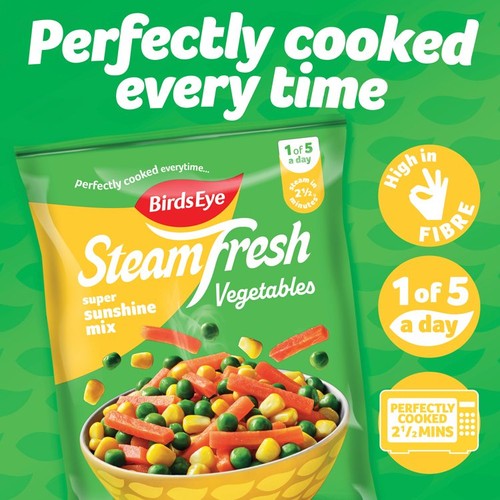 Birds Eye Steamfresh Super Sunshine Mix 4 Steam Bags 540g