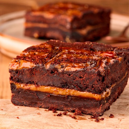 Zizzi Salted Caramel Brownie 