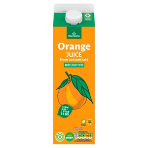 Morrisons Orange Juice with Bits From Concentrate