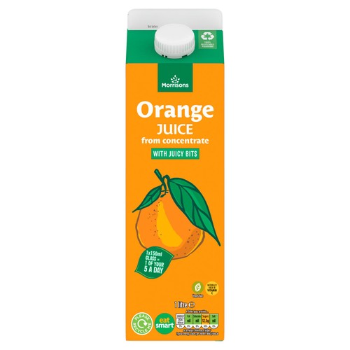 Morrisons Orange Juice from Concentrate with Juicy Bits