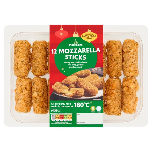 Morrisons 12 Mozzarella Sticks