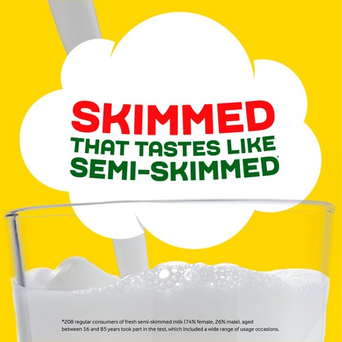 Arla BOB Skimmed Milk 1L Tastes like Semi Skimmed