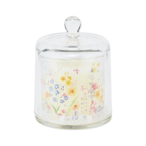 Nutmeg Home Floral Bell Jar Candle