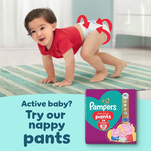 Pampers Premium Protection New Baby Size 2, 31 Nappies Carry Pack