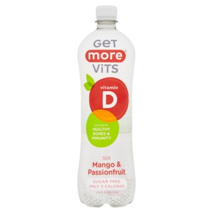 Get More Vits Vitamin D Still Mango & Passionfruit Drink 1 Litre