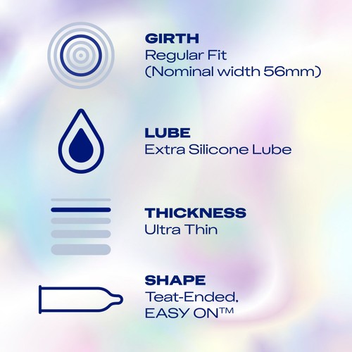 Durex 12 Nude Extra Lube Condoms