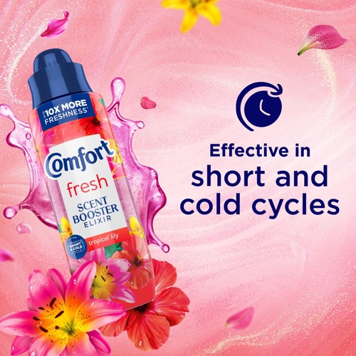 Comfort Fresh Scent Booster Elixir Tropical Lily 32 Washes 