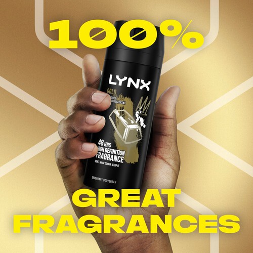 Lynx Gold Body Spray Deodorant For Men