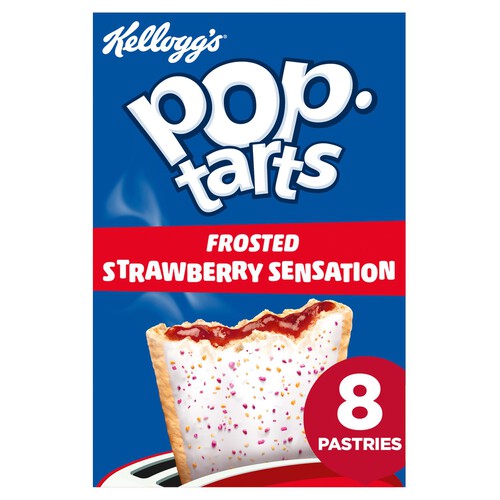 Kellogg's Pop Tarts Frosted Strawberry Sensation 