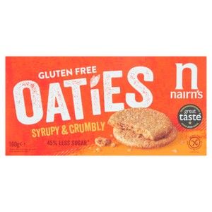 Nairn's Gluten Free Oaties - Toffee Flavour Biscuits 160g