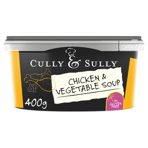 Cully & Sully chicken and vegetable soup