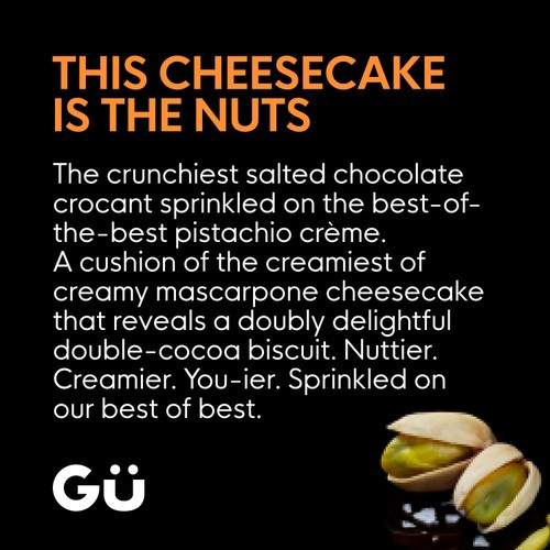 Gu Salted Pistachio Cheesecake