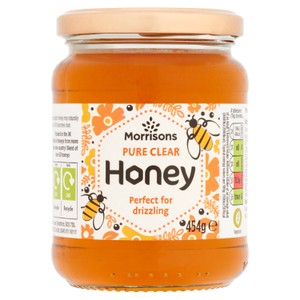 Morrisons Squeezy Pure Clear Honey 454g