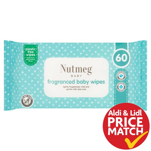 Nutmeg Fragranced Baby Wipes