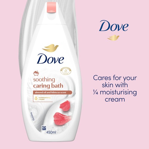 Dove Caring Bath Almond Cream  450ml